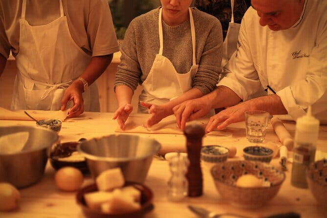 Cooking Art Brunelleschi with Unlimited Wine - Three kinds of pasta, one working lesson