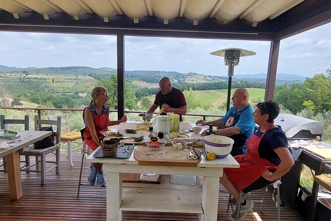 Cooking Class on a Family Farm in Chianti with Lunch - Farm ingredients and local wine