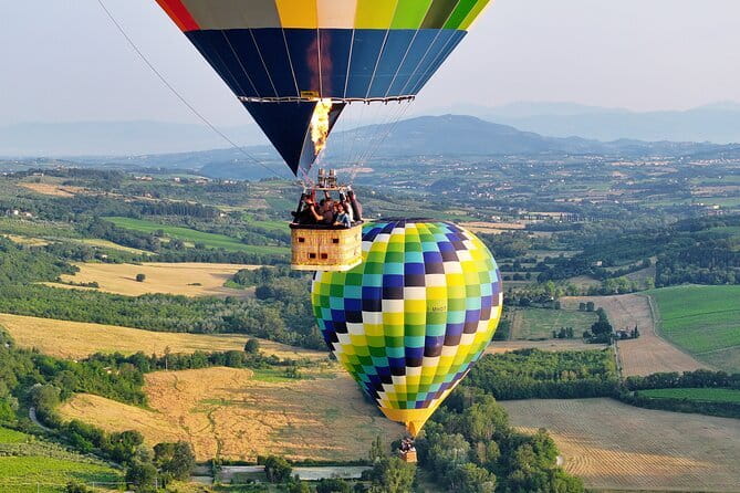 Experience the Magic of Tuscany from a Hot Air Balloon - An hour above vineyards, olive groves and villages