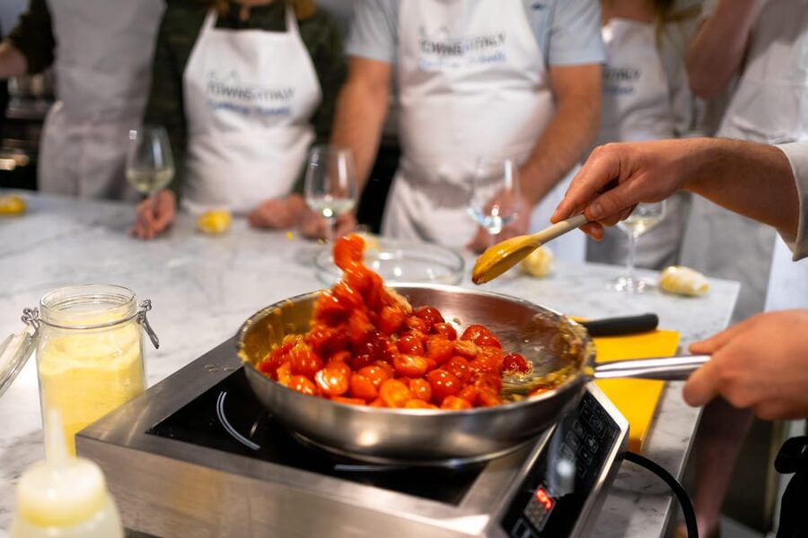 Florence: Cooking Class with Local Food Market Tour - Tiramisù and the meal at the family table