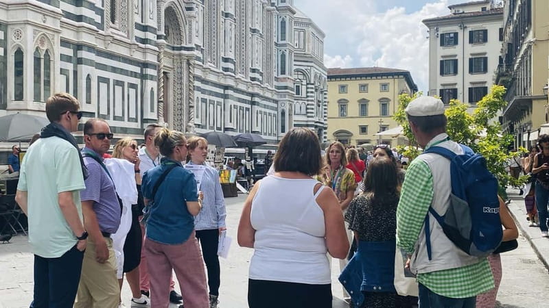 Florence Duomo Square Guided Walking Tour with Entry Tickets - Giotto’s Bell Tower and the Loggia del Bigallo