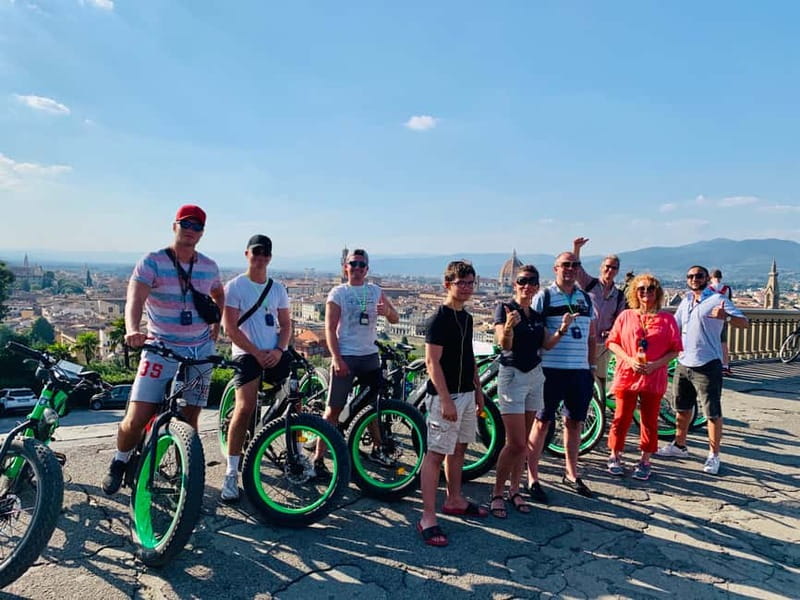 Florence: E-Bike Tour with Michelangelo Square - The quieter streets are part of the point