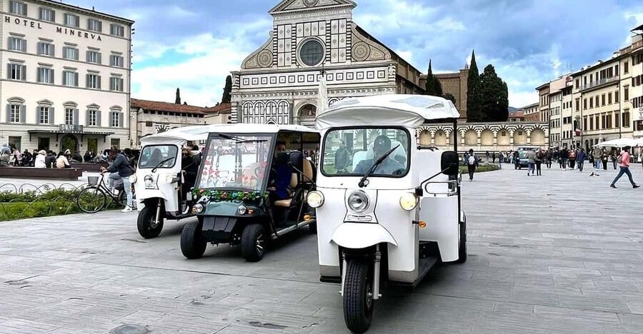 Florence: Electric Tuk-Tuk or Golf Cart City Tour - A city overview without the uphill walk