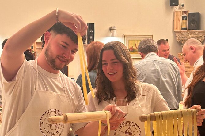 Florence: Flambé Cheese Wheel Truffle Pasta Class & Tiramisù - Making two pastas, not just watching a chef