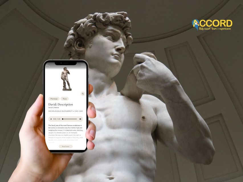Florence: Michelangelo's David Priority Ticket & Audio App - Stand face to face with Michelangelo’s David