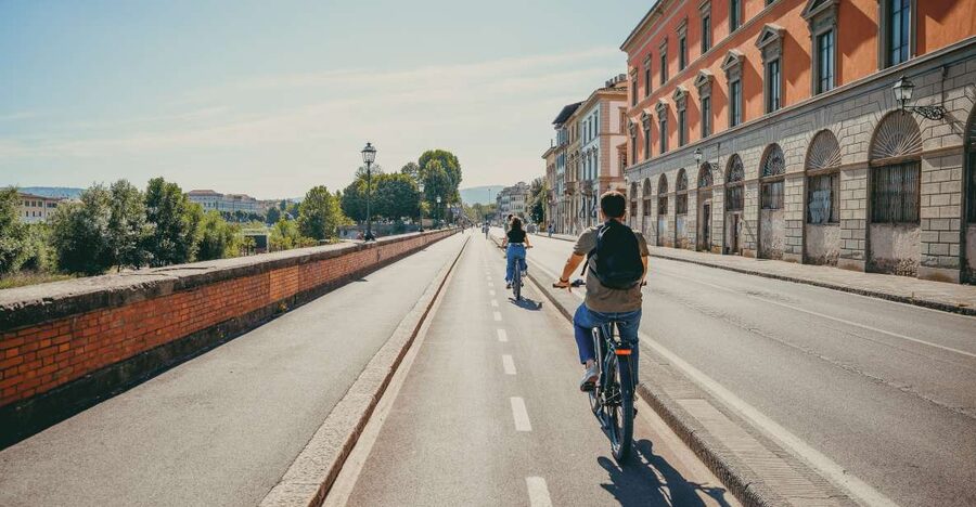 Florence: Night Tour by Electric Bike - Florence from Piazzale Michelangelo