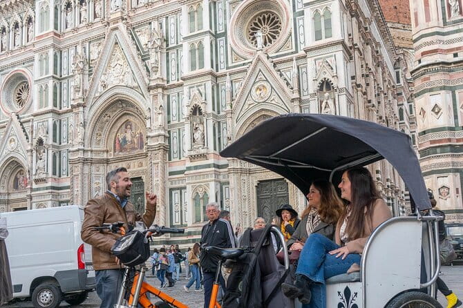 Florence Private Transportation in Rickshaw - A quick way to get your bearings in Florence