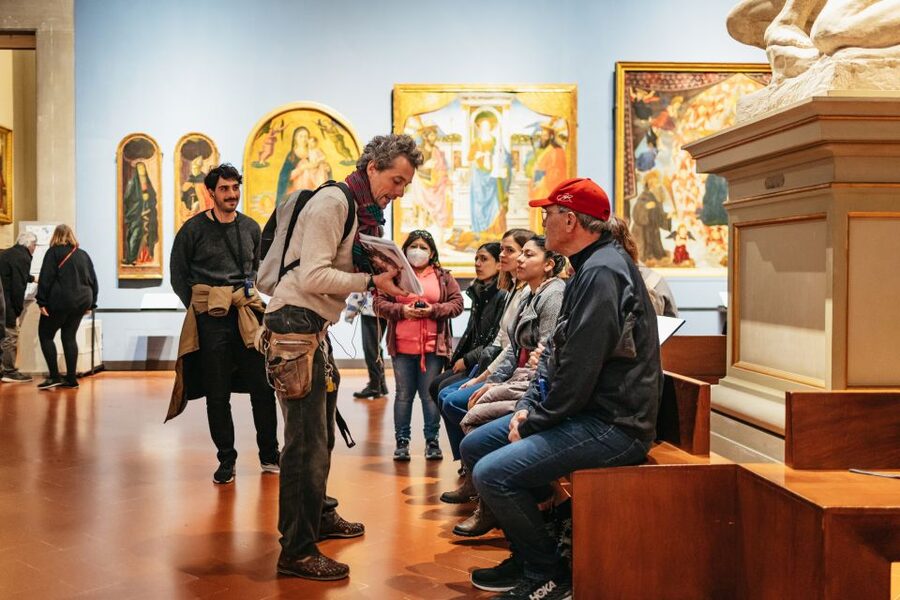 Florence: Skip-the-Line Accademia Guided Tour - Inside the gallery with a guide