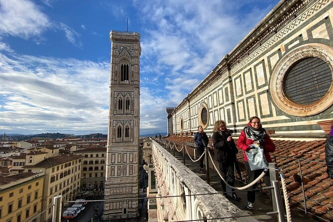 Florence: Statue of David & Duomo Guided Tour with Tickets - The Baptistery: Gold mosaics, with restoration in progress