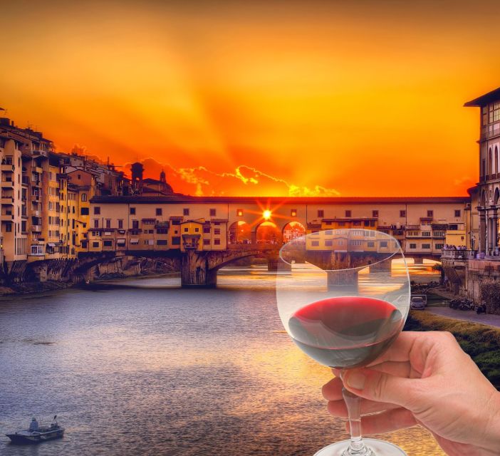 Florence: Sunset Sightseeing Tour and Wine Tasting - Ponte Vecchio is the meeting point and the first sight