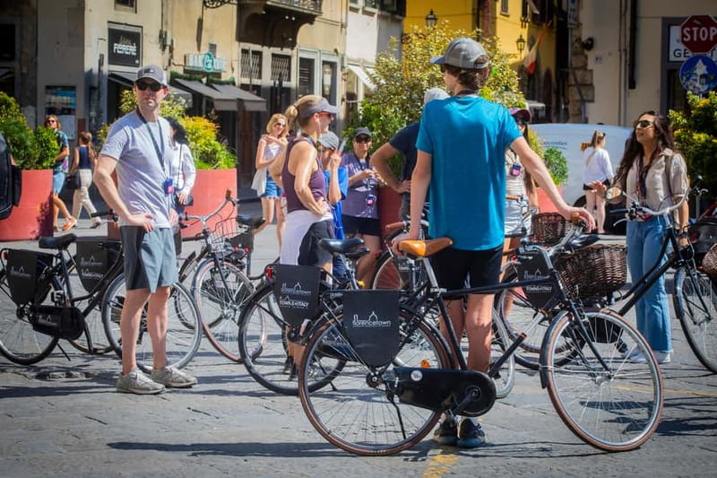 Florence: The Original City Bike Tour with a Guide - Start near the Arno, then meet Florence’s grand squares
