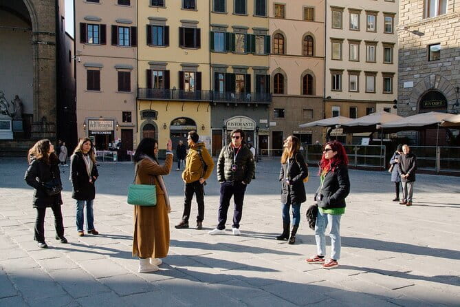 Florence Walk Tour + Wine Windows Option | Discover, Sip, Enjoy! - Piazza della Repubblica and Florence’s central streets