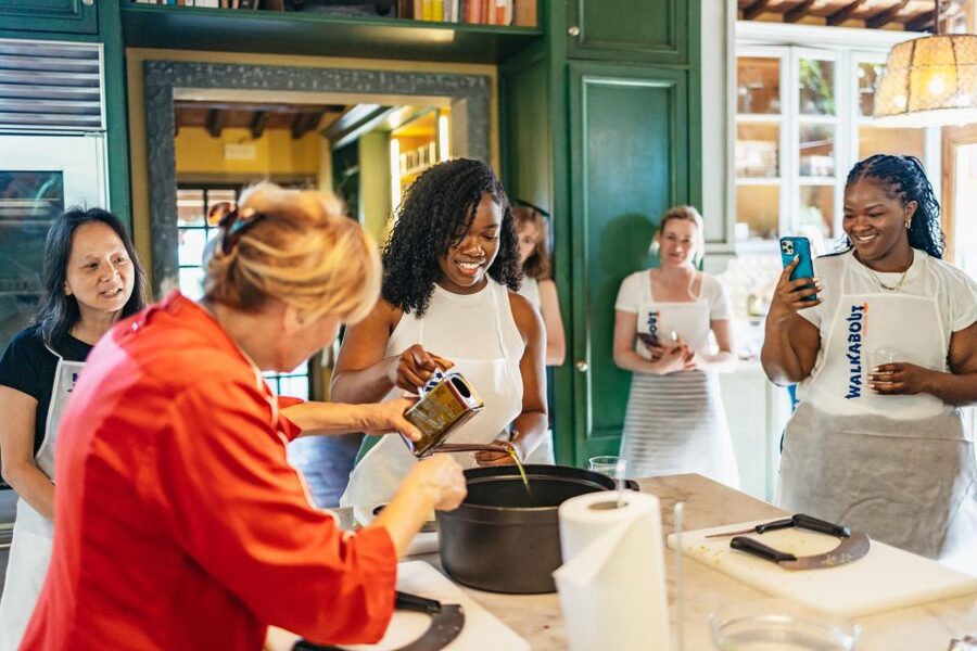 From Florence: Cooking Class & Lunch at Tuscan Farmhouse - Lunch, wine, and the payoff