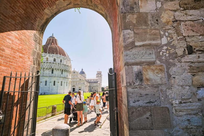 From Florence: Half-Day Pisa Tour and Optional Leaning Tower - Arriving at Pisa’s old gate