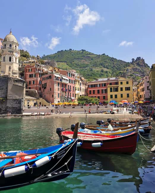 From Florence: Small-group to Cinque Terre and Pisa Day Tour - Vernazza: sea views, lunch, and a castle perch