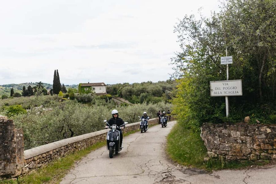 From Florence: Tuscan Countryside Vespa Tour with Tastings - A safety check that is part of the experience