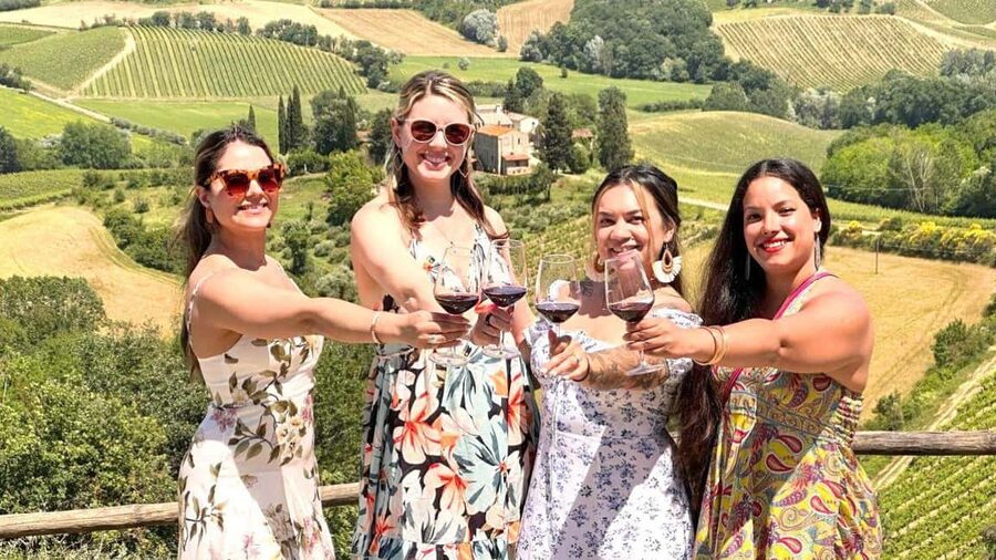 From Florence: Tuscany & San Gimignano Tour with 2 Tastings - First tasting: a polished introduction to Tuscan wine