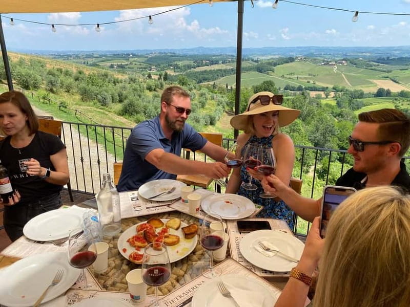 From Florence: Tuscany & San Gimignano Tour with 2 Tastings - Second tasting: vineyard views and a family-run feel