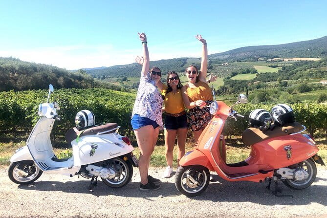 From San Gimignano: Tuscany Vespa Tour, Lunch & Wine Tasting - A test ride comes before the Tuscan views