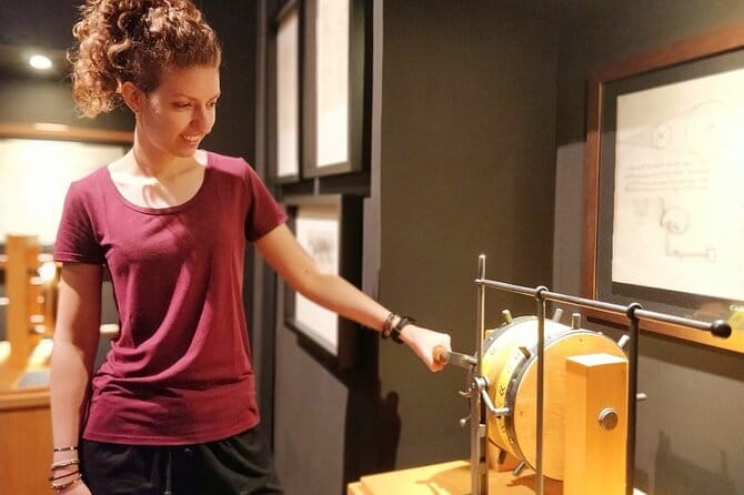 Leonardo Interactive Museum® Entrance Ticket - Working models make the drawings click