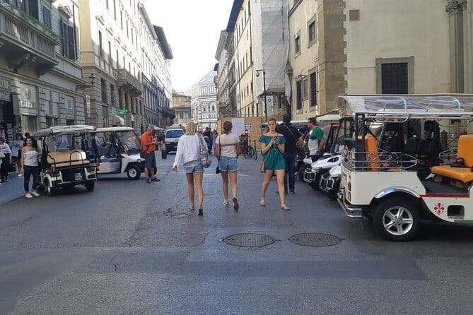 Private Florence Tour by Golf Cart ETukTuk with Audio Guide - The optional view from Piazzale Michelangelo